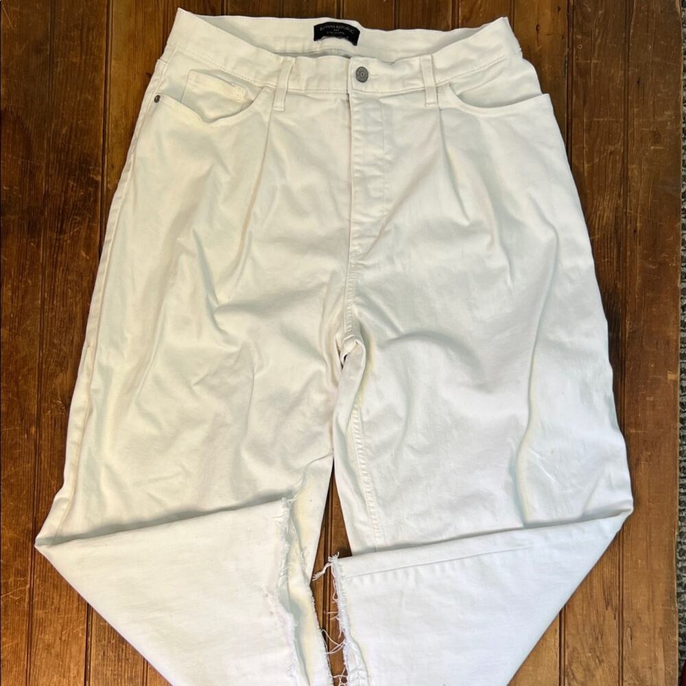 Women’s Banana Republic wide leg pants trousers jeans baggy high waisted cropped